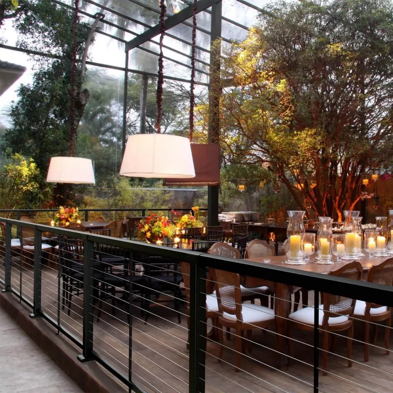 درابزين من الأسلاك غير القابل للصدأ