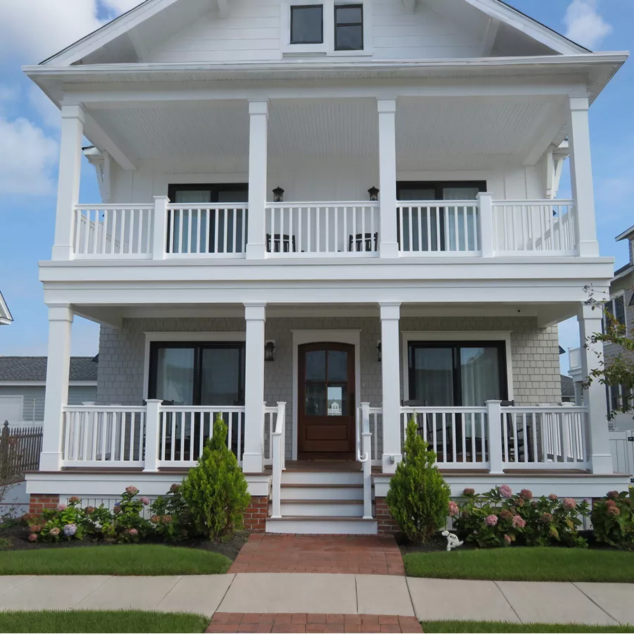 درابزين الشرفة من الفينيل